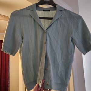 Suzy Shier Soft Blue Knit Cardigan